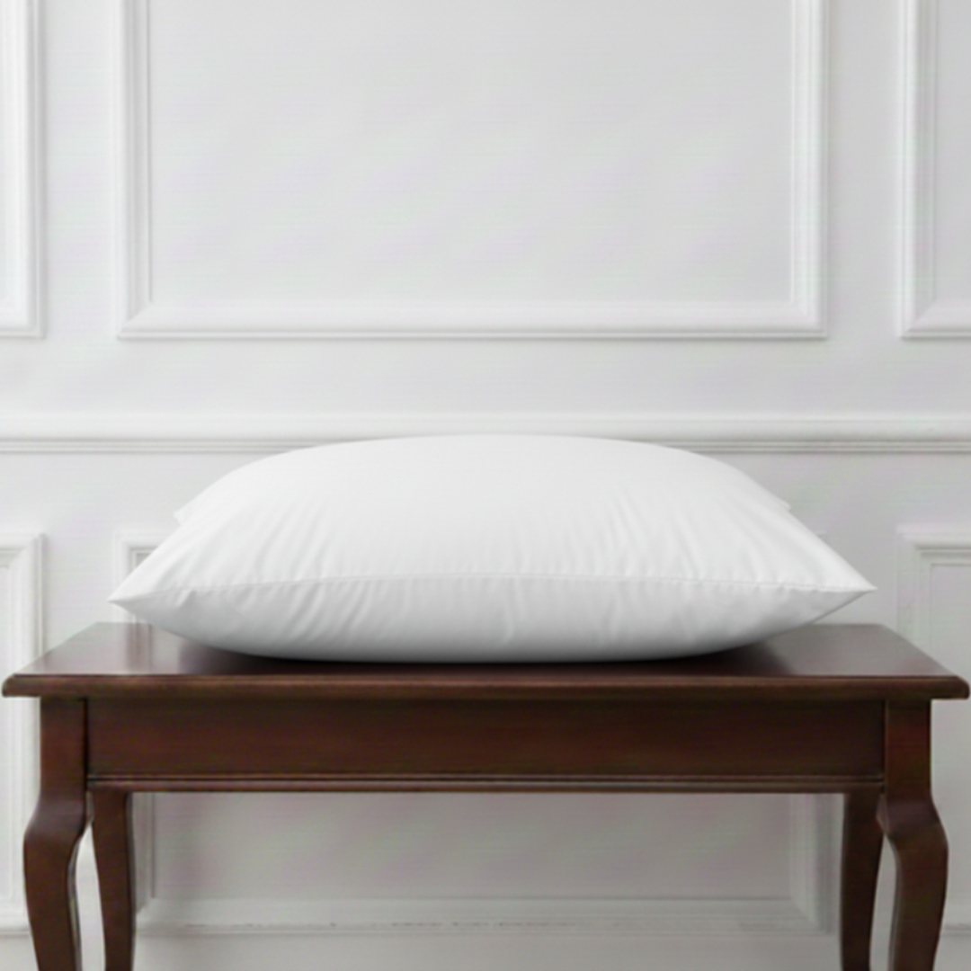 400 TC Cotton Sateen Flat Sheet + 2 Pillow Covers Pure White