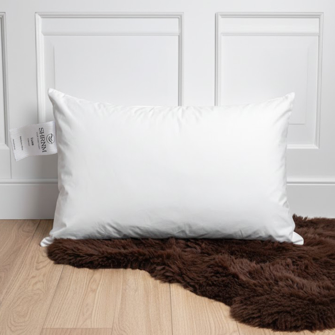 Luxe Medium-Firm Duck Down Pillow 50 x 90 cm