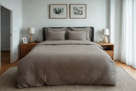 SHRNM Bed Set – Dusty Pink