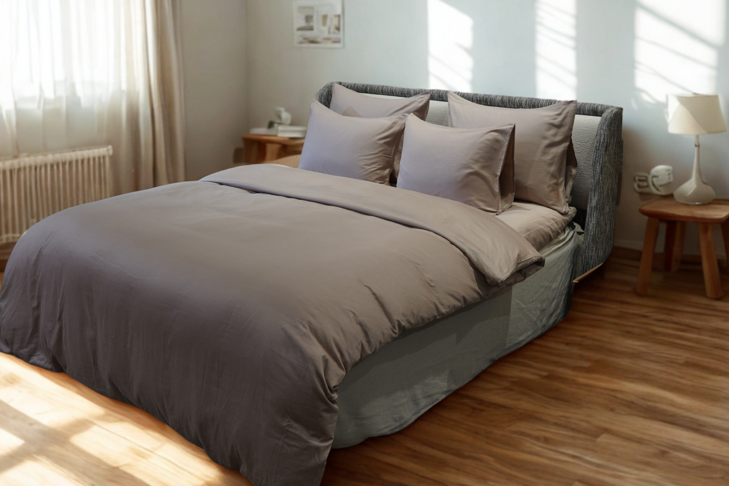 SHRNM Bed Set – Dusty Pink