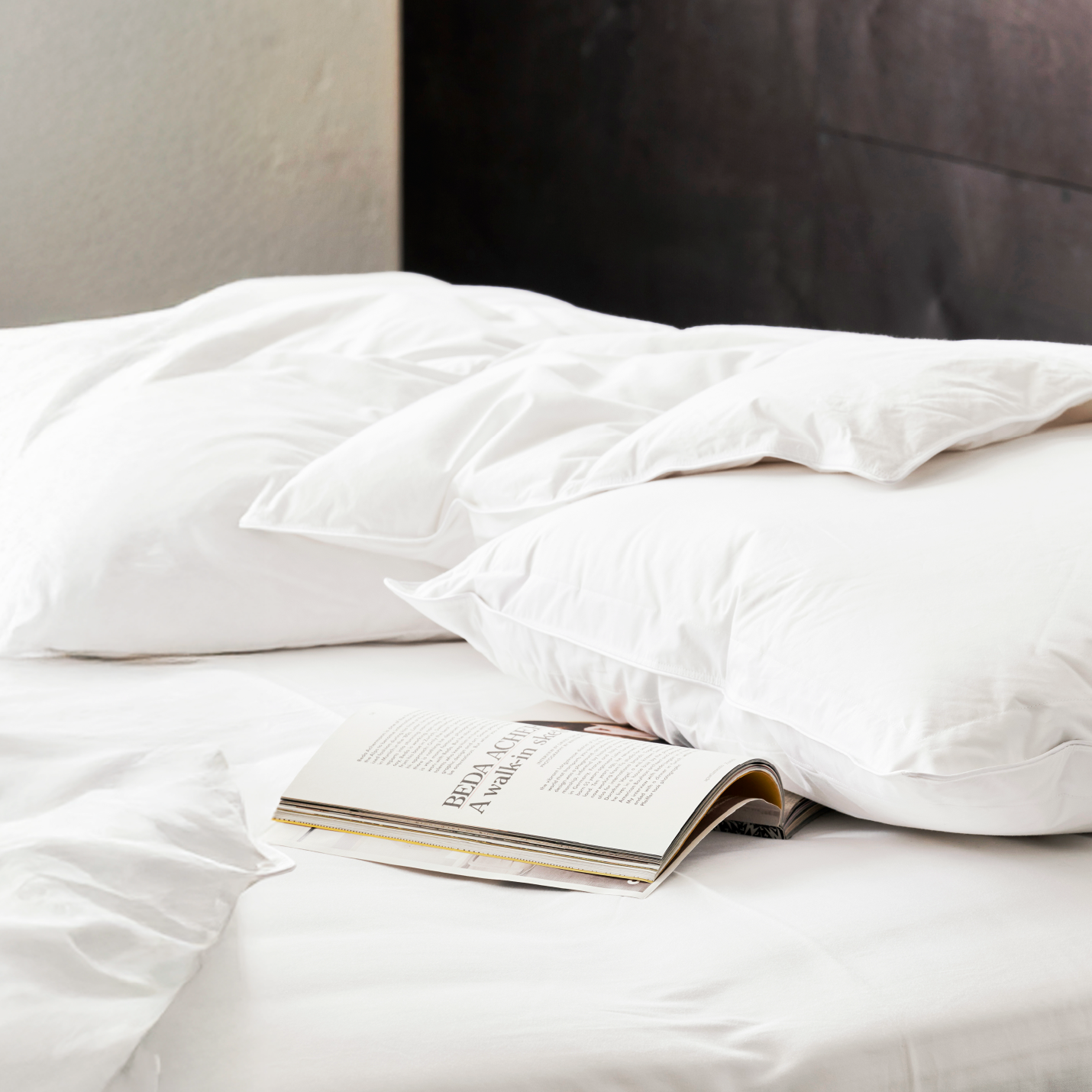 Comfort Medium-Firm Duck Feather Pillow 50 x 70 cm