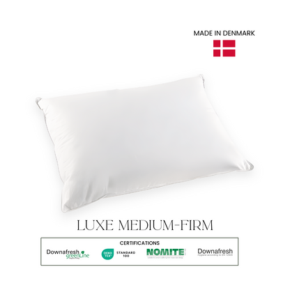 Luxe Medium-Firm Duck Down Pillow 50 x 70 cm