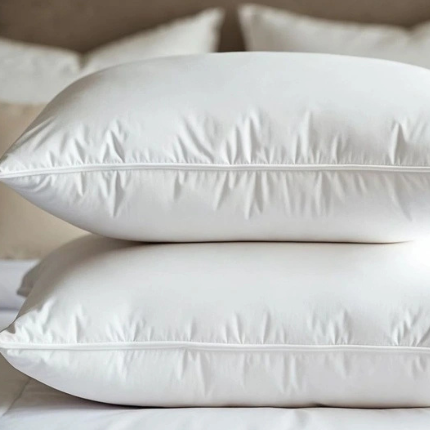 Luxe Medium-Firm Duck Down Pillow 60 x 80 cm