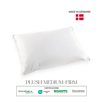 Plush Medium-Firm Goose Down Pillow 50 x 70 cm