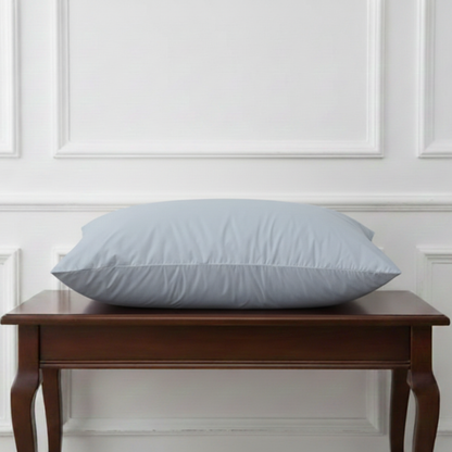 400 TC Cotton Sateen Flat Sheet + 2 Pillow Covers Slate Blue